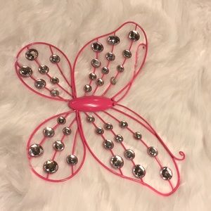 Pink Bedazzled Butterfly